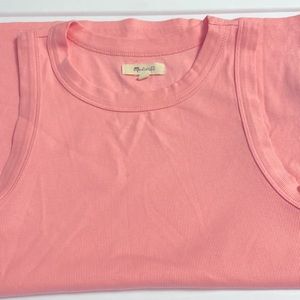 Madewell Brightside ribbed cutaway tank
